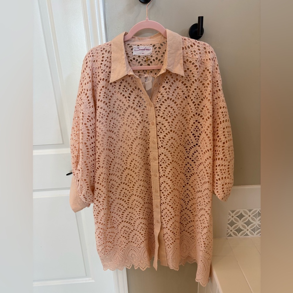 Sundress Lace Shirt Dress - Picture 5 of 11